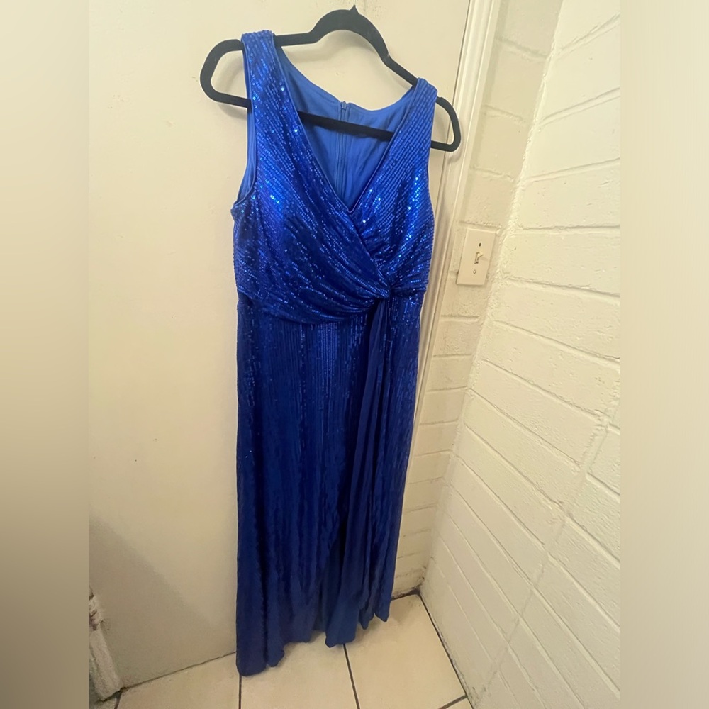 Stunning Blue Sequin Gown